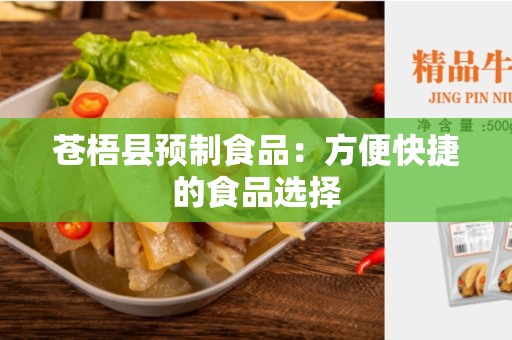 苍梧县预制食品：方便快捷的食品选择