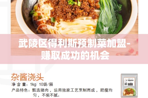 武陵区得利斯预制菜加盟- 赚取成功的机会