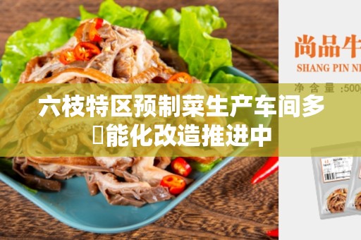 六枝特区预制菜生产车间多機能化改造推进中