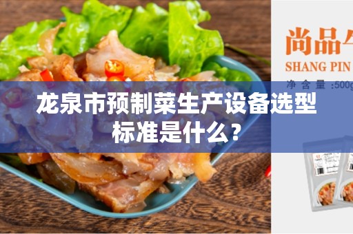 龙泉市预制菜生产设备选型标准是什么？