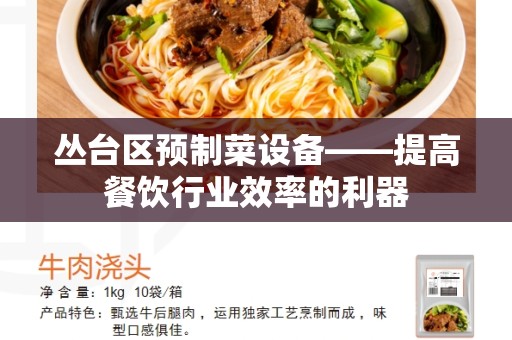 丛台区预制菜设备——提高餐饮行业效率的利器
