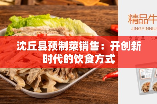 沈丘县预制菜销售：开创新时代的饮食方式