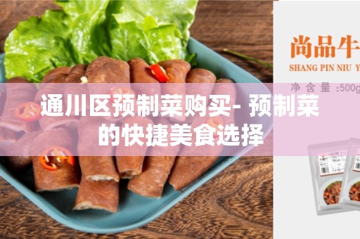 通川区预制菜购买- 预制菜的快捷美食选择
