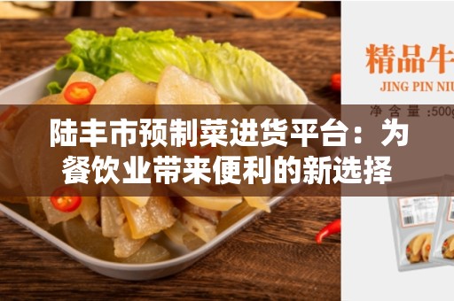 陆丰市预制菜进货平台：为餐饮业带来便利的新选择