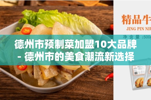 德州市预制菜加盟10大品牌- 德州市的美食潮流新选择