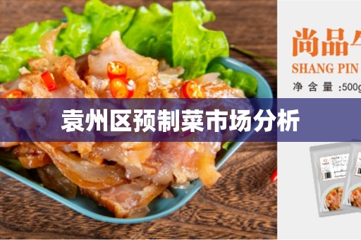 袁州区预制菜市场分析