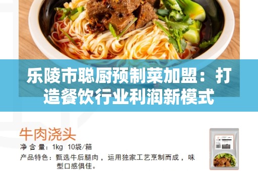 乐陵市聪厨预制菜加盟：打造餐饮行业利润新模式