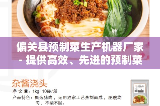 偏关县预制菜生产机器厂家- 提供高效、先进的预制菜生产设备