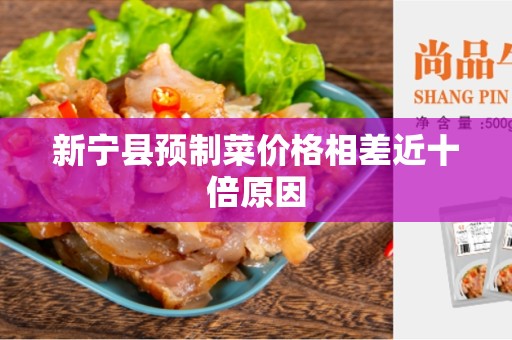 新宁县预制菜价格相差近十倍原因