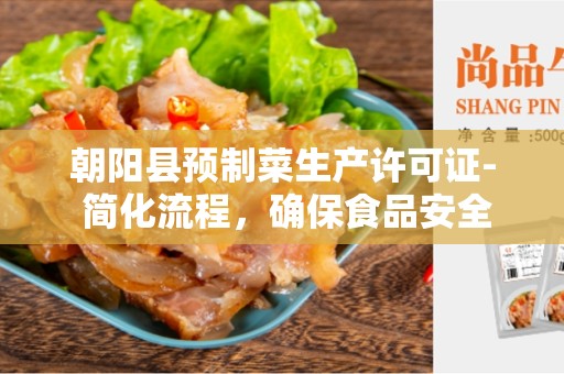 朝阳县预制菜生产许可证- 简化流程，确保食品安全
