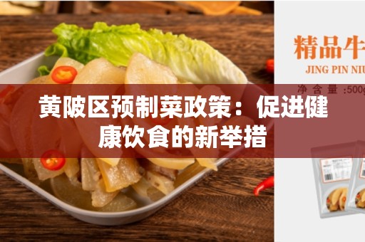 黄陂区预制菜政策：促进健康饮食的新举措