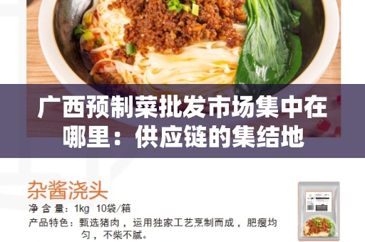 广西预制菜批发市场集中在哪里：供应链的集结地