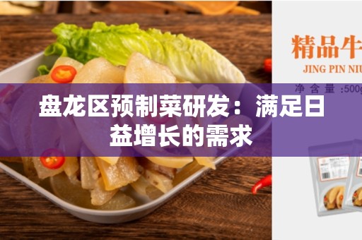 盘龙区预制菜研发：满足日益增长的需求