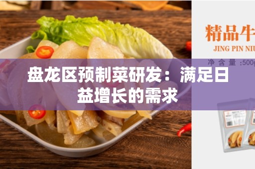 盘龙区预制菜研发：满足日益增长的需求