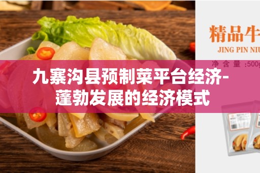 九寨沟县预制菜平台经济- 蓬勃发展的经济模式