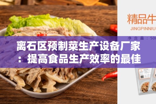 离石区预制菜生产设备厂家：提高食品生产效率的最佳选择
