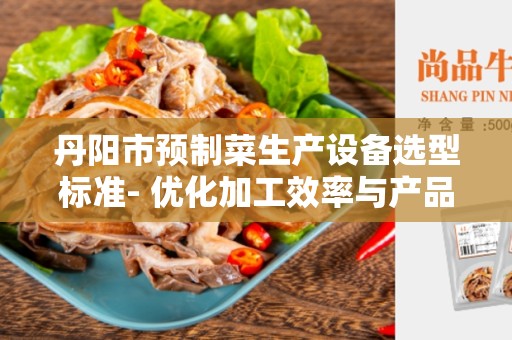 丹阳市预制菜生产设备选型标准- 优化加工效率与产品质量