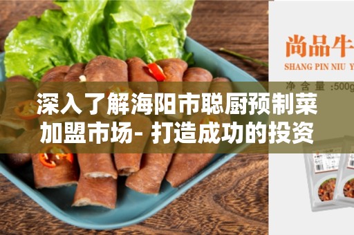 深入了解海阳市聪厨预制菜加盟市场- 打造成功的投资机会