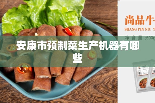 安康市预制菜生产机器有哪些