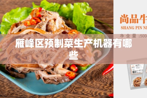 雁峰区预制菜生产机器有哪些