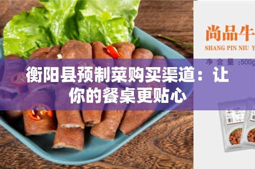 衡阳县预制菜购买渠道：让你的餐桌更贴心