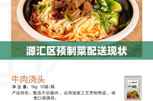 源汇区预制菜配送现状