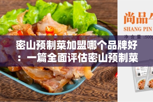 密山预制菜加盟哪个品牌好：一篇全面评估密山预制菜行业品牌的文章