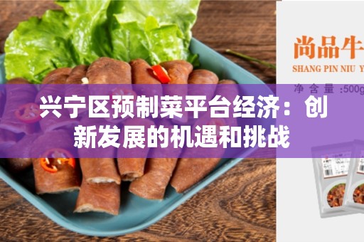 兴宁区预制菜平台经济：创新发展的机遇和挑战