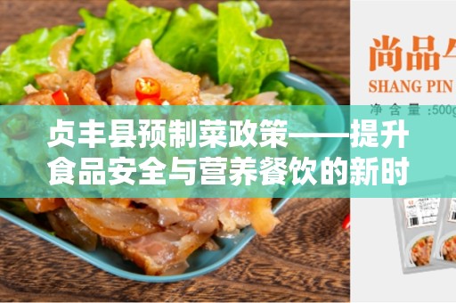 贞丰县预制菜政策——提升食品安全与营养餐饮的新时代