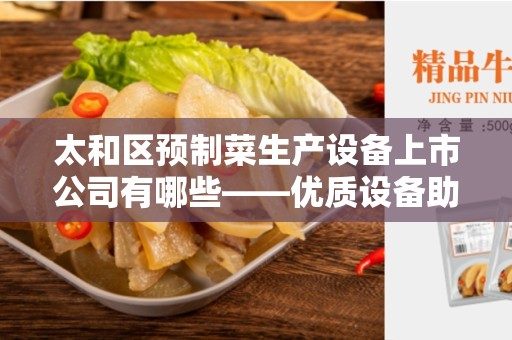 太和区预制菜生产设备上市公司有哪些——优质设备助力预制菜行业发展