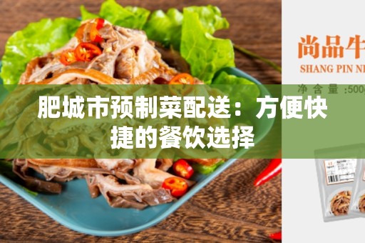 肥城市预制菜配送：方便快捷的餐饮选择