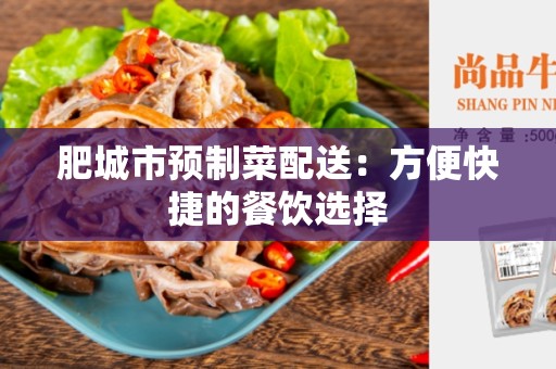 肥城市预制菜配送：方便快捷的餐饮选择