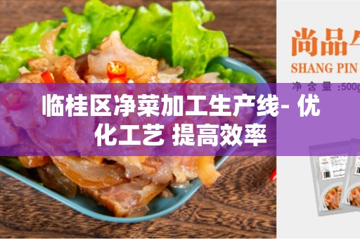 临桂区净菜加工生产线- 优化工艺 提高效率