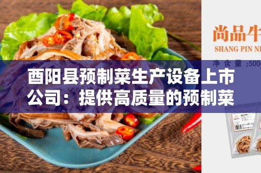 酉阳县预制菜生产设备上市公司：提供高质量的预制菜生产设备
