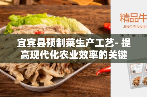宜宾县预制菜生产工艺- 提高现代化农业效率的关键