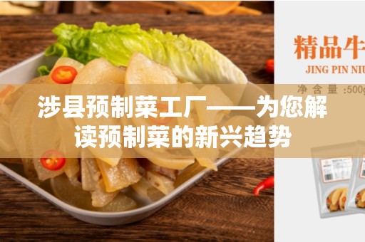 涉县预制菜工厂——为您解读预制菜的新兴趋势