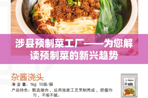 涉县预制菜工厂——为您解读预制菜的新兴趋势