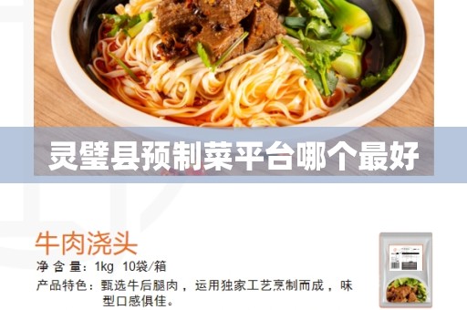 灵璧县预制菜平台哪个最好