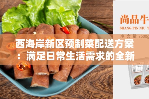 西海岸新区预制菜配送方案：满足日常生活需求的全新解决方案