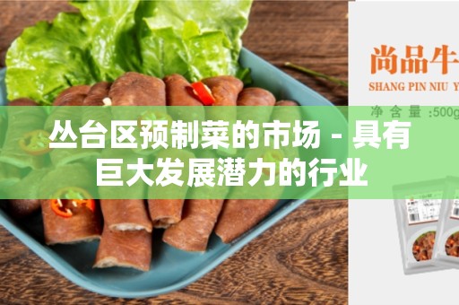 丛台区预制菜的市场 - 具有巨大发展潜力的行业