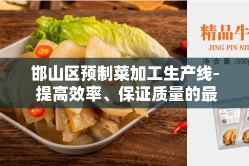 邯山区预制菜加工生产线- 提高效率、保证质量的最佳选择