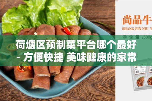 荷塘区预制菜平台哪个最好- 方便快捷 美味健康的家常菜首选