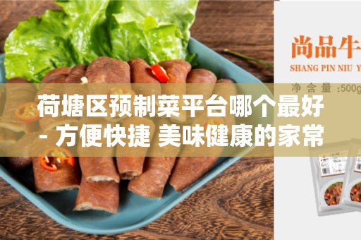 荷塘区预制菜平台哪个最好- 方便快捷 美味健康的家常菜首选