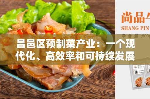 昌邑区预制菜产业：一个现代化、高效率和可持续发展的行业