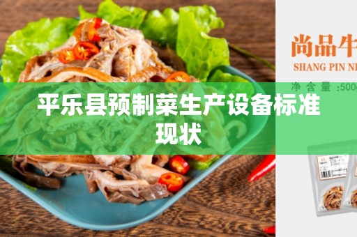 平乐县预制菜生产设备标准现状