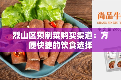 烈山区预制菜购买渠道：方便快捷的饮食选择