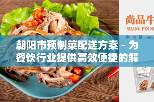 朝阳市预制菜配送方案 - 为餐饮行业提供高效便捷的解决方案