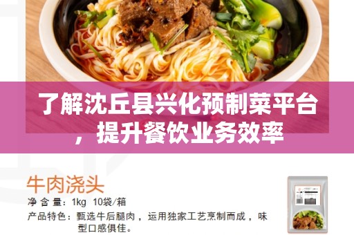 了解沈丘县兴化预制菜平台，提升餐饮业务效率