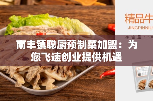 南丰镇聪厨预制菜加盟：为您飞速创业提供机遇