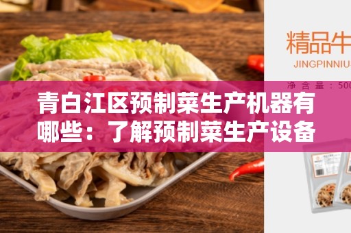 青白江区预制菜生产机器有哪些：了解预制菜生产设备的选择和优势